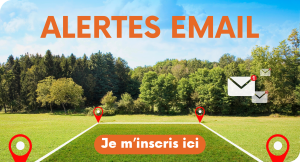 Recevez notre alerte mail